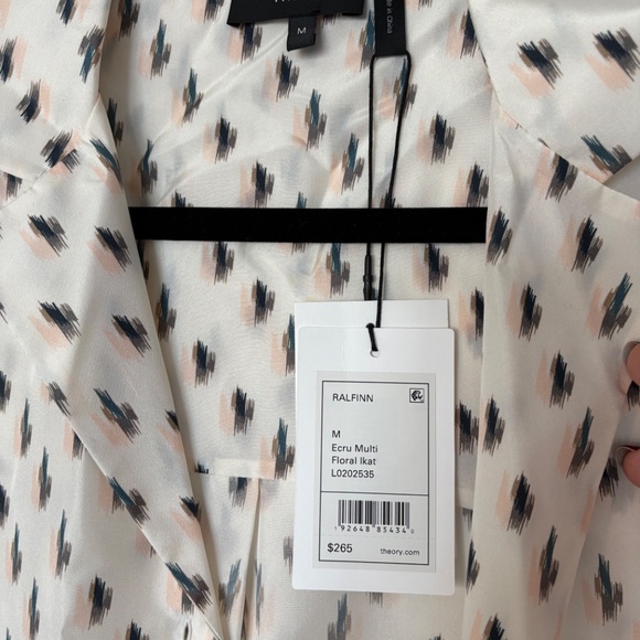 Theory Ralfinn Silk Shirt - Picture 4 of 5